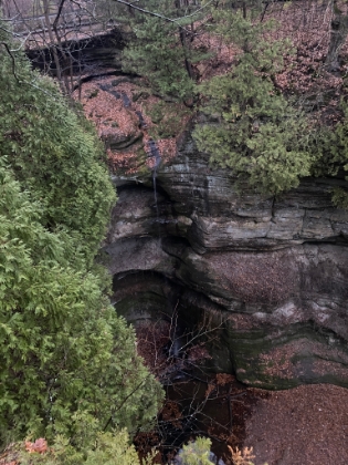 A look at Wildcat Canyon Falls from above. I was at the base of those falls earlier in the day.
