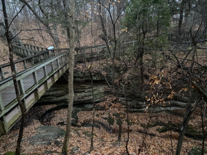 More elaborate walkways as I head towards my last waterfall for the day at French Canyon.
