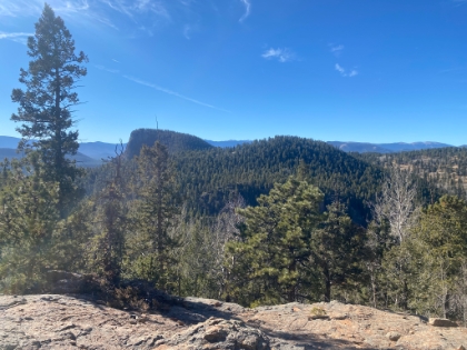 The Lion's Back ridgeline with Lion's Head Peak to the left. There's a trail that goes out to the tip of the lion's head, definitely one to try another time.