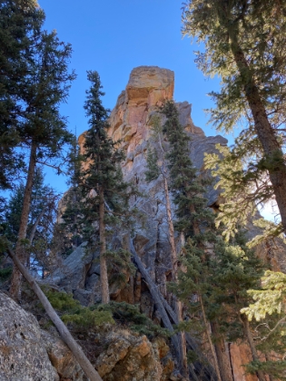 There's some amazing rock formations here. I'm assuming this is Chimney Rock!