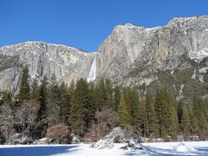 Upper Yosemite Fall from the Valley Loop.