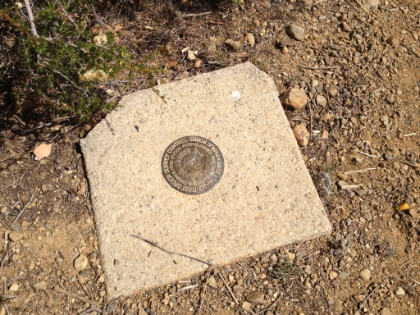 The peak high above Will Rogers and Inspiration Point.