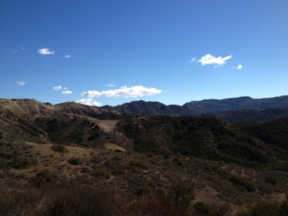Some decent views, but a dry year makes for a very brown Fall. This area is probably beautifully green in the Spring.