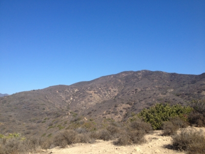 A look at the destination peak above.