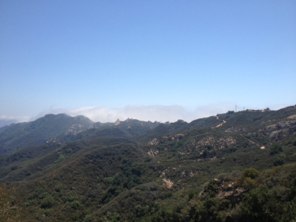 The climb seems neverending, but the ridge is in sight.