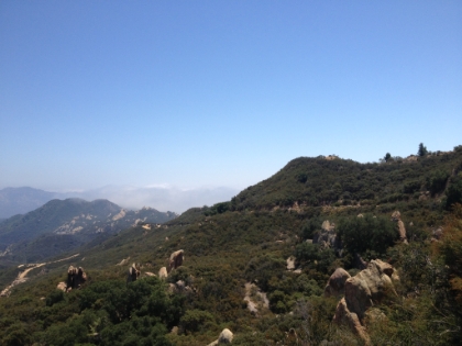 Made it to the ridge. Level ground at last!