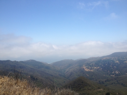 Another distant ocean view from the ridge.