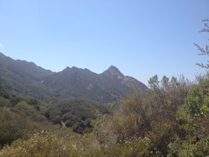 Now on the opposite side of the peak.