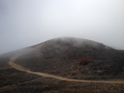 I took a quick detour off the Xterra course up to the top of Mugu Peak.