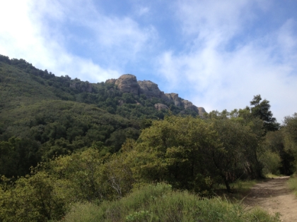 The first good look at Exchange, Boney, and Sandstone Peaks.