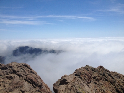 A little bit clearer this time but still no ocean view.