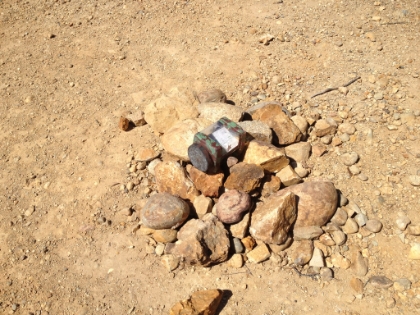 Signing-in on Unknown Peak, this time taking a much tougher route to the top. Then it's time for one heck of a downhill ride back to the trailhead.