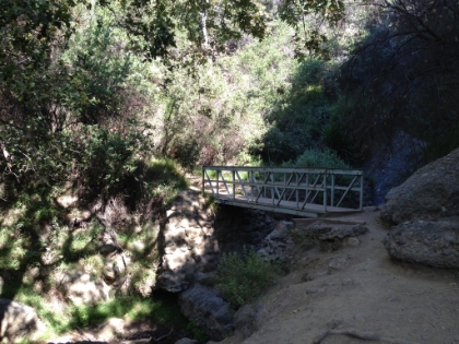 The brige at the waterfall.