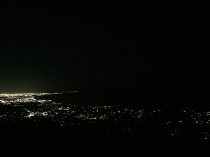 The night views are great too. The downhil is technical enough to be pretty tough with the headlamp, but it's definitley a lot of fun.