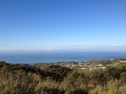 The ocean views start getting wider.