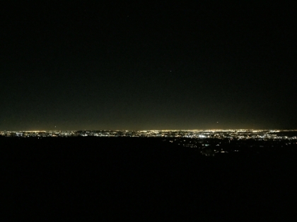 Some nice views of downtown Santa Monica at night.