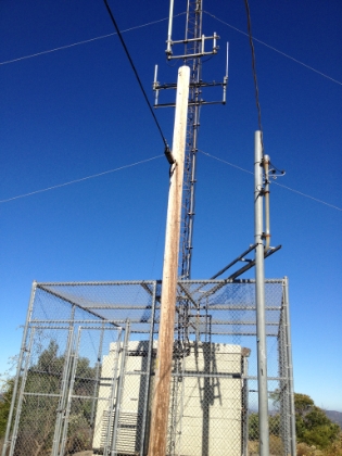 The destination of my standard Trailer Canyon run. Called Green Peak (or Radio Peak), it's like a mini Santiago at 1,875'.