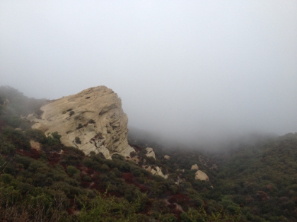 Eagle Rock on a foggy day.