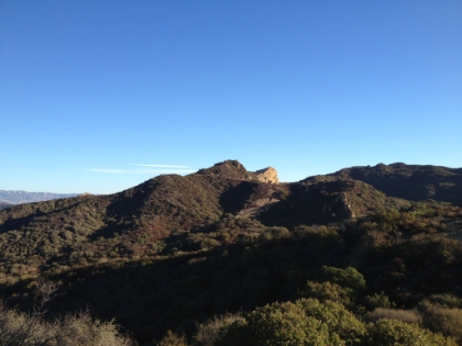 Eagle Rock from a distance.