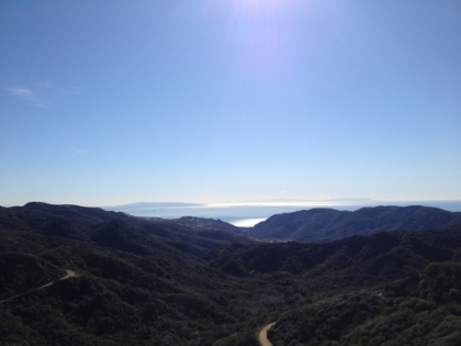 View from the top on a clear day.