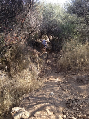 Though it's only a short section, it's about as steep and technical as you can get.