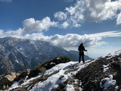 Dad taking in the view.