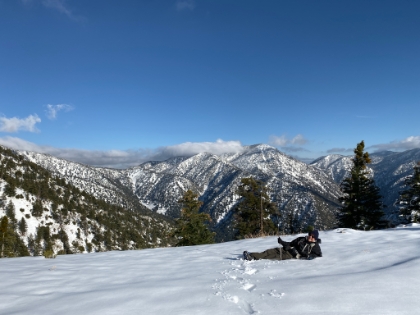 We decide to make this our turnaround spot for the day at about 7,700'. But what a great spot to hang out for a while!