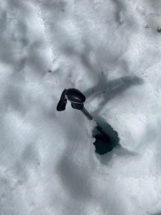 That's about 3 1/2 feet there.