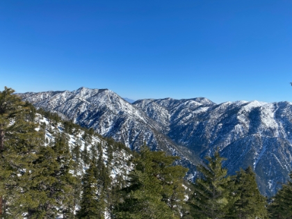 It looks like Icehouse Canyon and the Three Ts have a pretty deep covering.