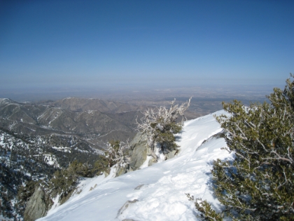 A look at the valley below.