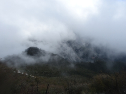 I did briefly lose the trail a couple times, which definitely gets the adrenaline going in sub zero temps and blasting hail while under a time crunch. But I did end-up making it down.