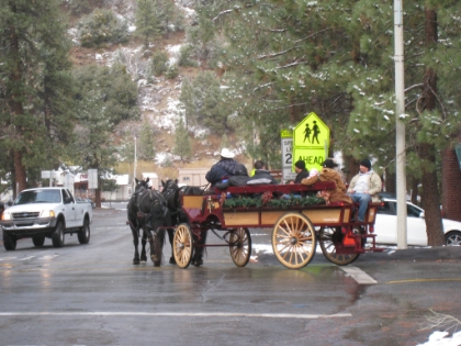 Transportation in Wrightwood.