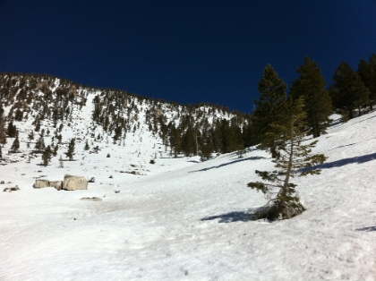 Turns out I should have followed the tracks rather than the map. They took a shortcut, where I end-up adding at least a mile to my trip going around a little peak.