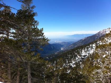 I reach the Halfway Camp area and end-up taking another little detour to the end of the valley. Turns out I had missed the trail junction to High Creek. But the view I found was well worth the detour. That's Baldy in the distance.