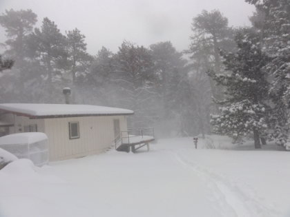 This was a fairly spontaneous trip to take advantage of the unusually cold snow storm for mid-March. The tram had been closed all day Saturday due to high winds and I didn't make the final decision to make the trip until I was able to get a hold of a human Sunday morning to verify the tram was open.