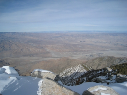 It's hard to tell in the small picture, but you can see the windmill farms on the road into Palm Springs.